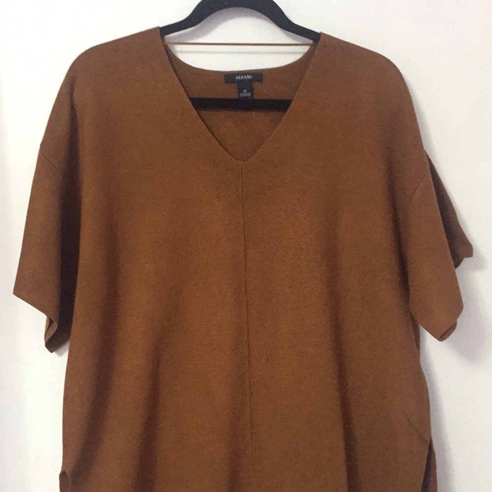 Alfani Hi Low Fall Top